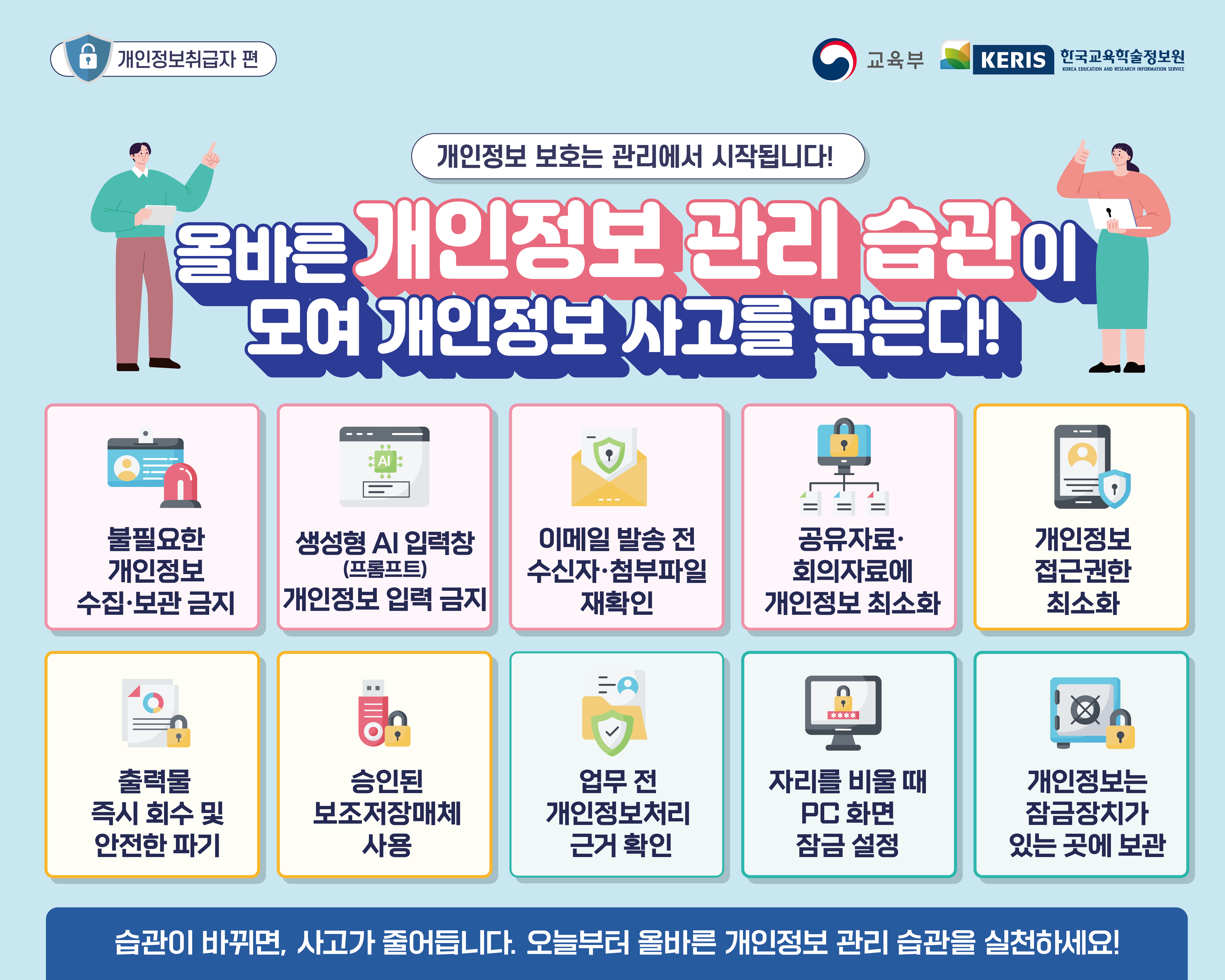 2026년 1분기 올바른 개인정보 관리 습관이 모여 개인정보 사고를 막는다!